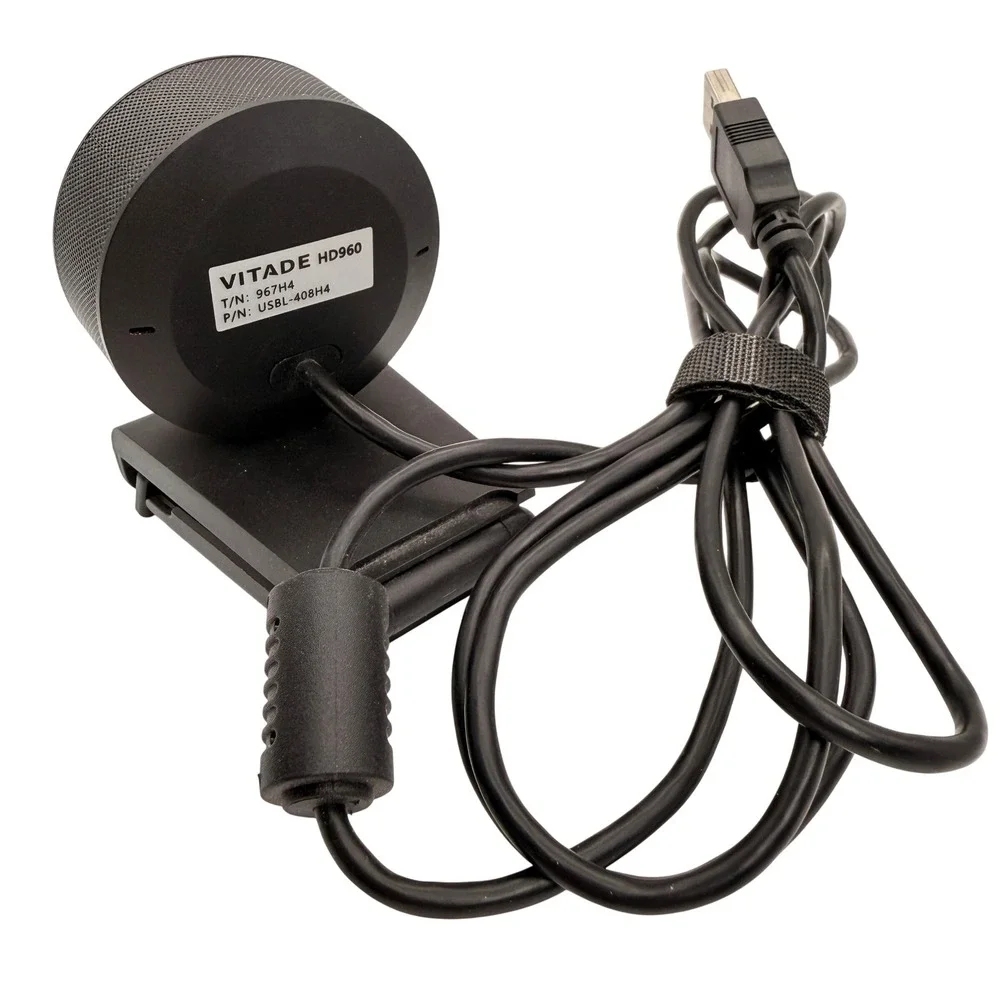 Vitade HD960 Webcam Black Ring Light Streaming Video‎ Camera Tripod Mount